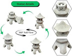 Oriental Lantern Outdoor Statue Concrete Pagoda Japanese Sculpture Asian Stone Ornament Lawn Figurine Yard Cement Statuary Zen Garden Oriental Set Decoration - Image 4