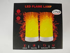 LED Flame Light, Flame lamp Candles Fire Lanterns Outdoor Hanging Lamps,USB Rechargeable Waterproof Dimmable 4 Modes Lantern,Outdoor Flickering Light Bulb with Gravity Sensing Effect&Magnetic Base - Image 2