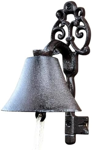 Dinner Bell Outdoor - Cast Iron Vintage Hand Crank | Wall Mounted Decorati by Unknown