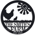 Personalized Chicken Farm Sign, Custom Chicken Coop Signs by ENFODREAM
