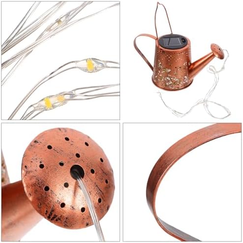 YARNOW Solar Watering Can Light with S-Shaped Hook, Decorative Kettle Solar Garden Lamp for Outdoor Yard, Butterfly Projection Landscape Lighting, Solar-Powered Patio Accent - Image 7