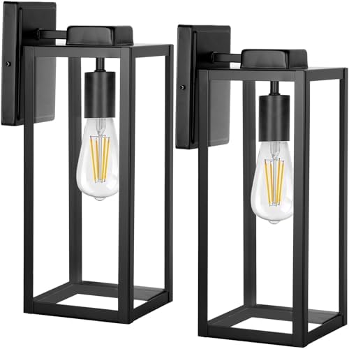 hykolity Large Size Outdoor Wall Lights,16 Inch Wall Lantern by hykolity