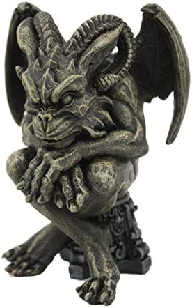Pacific Giftware 6" inches Gargoyle Resin Tabletop Statue Sculpture Figurine by PacificGiftware