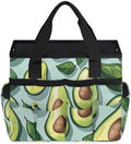 Fruit Avocados Garden Tool Bag Tote for Men Women Multiple Pockets Wide Mouth Heavy Duty Waterproof Tool Organizer Bag for Outdoor Lawn Yard Portable Gardening Storage With Elasticbands by Unknown