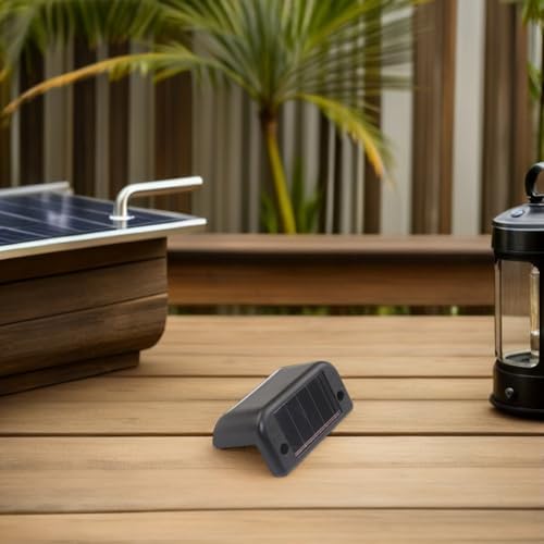 COHEALI 12pcs Solar Deck Lights LED Step Lights for Stairs Outdoor Waterproof Warm White Railing Fence for Patio Garden Pathway - Image 4