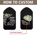 Personalized Sympathy Wind Chime, Memorial Wind Chimes Outdoor Deep Tone, Wind Chimes for Loss of Loved Father/Mother/Lover, Bereavement/Sympathy/Memorial Gifts for Remembrance - Image 7