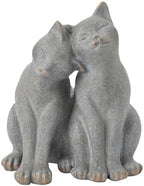 Cat Garden Statues Outdoor Cat-Figurines - Garden Decorations 8.5 x 8 x 10.5 in Resin Kitten Couple Sculpture Cats Statue for Farmhouse Outside Backyard Lawn Gift for Kitten Lovers Newman House Studio by NewmanHouseStudioLLC