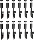 5W Low Voltage Landscape Pathway Lights with Connectors 12V Outdoor Landscape Lighting LED Bollard Path Lights Wired IP65 Waterproof Warm White Walkway Lights for Garden Yard Lawn (12Pack) by DOREIO
