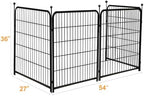 Getlay Garden Fencing 36 Inch High, 4 Panels Total 8.9 Ft(L) Dog Fence Outdoor for Yard, 4 One-Sided Plate, No Door, Anti Dig Fence Barrier, Dog Pen, Rabbit Fences, Garden Fences and Borders - Image 3
