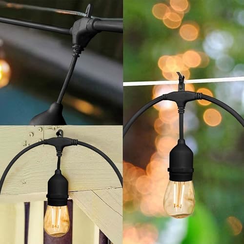Banord Outdoor String Lights, 48FT Waterproof Patio Lights with 2W Bulbs - Image 5