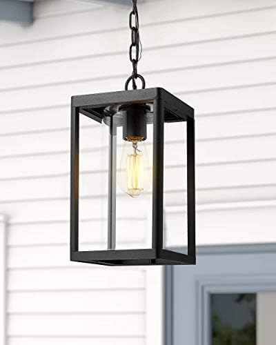 Beionxii Outdoor Pendant Light, Modern Exterior Hanging Porch Lantern - Image 6