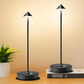 Set of 2 Cordless Rechargeable Led Table Lamp Battery Operated Light Black by Tpczqj