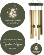 Personalized 30/36" Memorial Wind Chimes for Outside, Sympathy Gifts Wind Chime for Loss of Loved One, Beautiful Decor with Deep Tone, Ideal for Funeral, Remembrance & Bereavement, Produced in Texas by Astarin