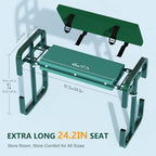 AUROPEAK Garden Kneeler and Seat, 7-Level Adjustable Stool with Handles - Image 3