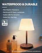 SAIWEYA Outdoor Waterproof Shower Lamp, 8000mAh Rechargeable Bathroom Lamp - Image 2