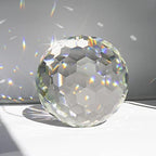 Clear Glass Crystal Ball Prism Suncatcher Rainbow Maker, Crystals Prisms for Window, Feng Shui, Home Office Garden Decoration (150mm/5.9inch) - Image 5