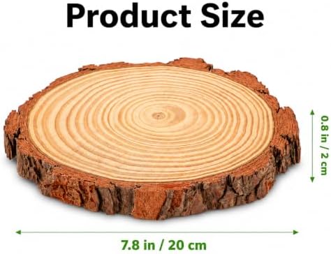 KESYOO 3-Piece Wood Garden Stepping Stones for Outdoor Walkways and Yards - Image 2
