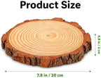 KESYOO 3-Piece Wood Garden Stepping Stones for Outdoor Walkways and Yards - Image 2