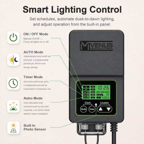 VENUS MANUFACTURING 60W Low Voltage Landscape Lighting Transformer 12V - Image 2