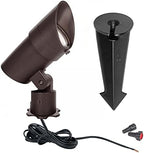 WAC Landscape Lighting, LED 12V Large Size Accent Light with Adjustable Beam Angle and Integral Brightness Control 740-2300 Lumens 3000K Warm White Built-in LED in Bronze - Image 2