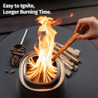 East Oak Fuoco 7 Inch Tabletop Smokeless Fire Pit, 3-in-1 Ash Pan Portable Wood & Pellet Tabletop Firepit, Easy Clean Up, Stainless Steel Mini Fire Pit for Outside, Backyard, Patio, Camping & Deck - Image 5