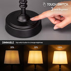 O’Bright Seraph mini – Cordless LED Table Lamp with Dimmer (Oil Rubbed Bronze) - Image 4
