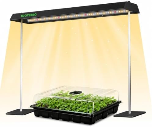 SDOVUERC 60W High-Power Full Spectrum Grow Lights Stand for Indoor Plants. by SDOVUERC