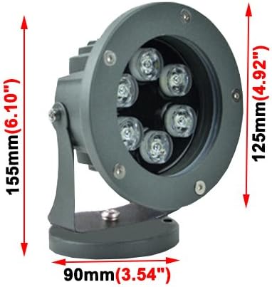6W Warm White LED Outdoor Wall Wash Flood Light Fixture Project Spot Lamp DC 12V - Image 2