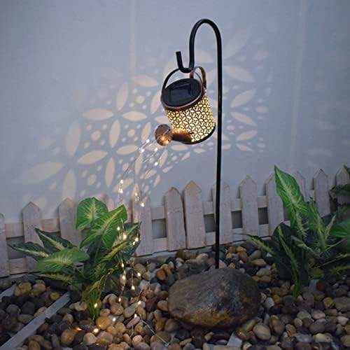 Solar Watering Can Lights, Rust Proof Retro Kettle Lantern with Automatic Charging, Soft LED Lights, and Long Working Time, Decorative Outdoor Garden Light for Courtyards - Image 3