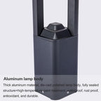 Landscape Path Lights IP65 Waterproof Bollard Lights 3000K Modern Outdoor Path Lights Bollard for Lawn, Patio, Courtyard, Driveway Landscape Lighting - Image 6