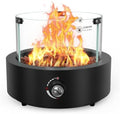 15.7" Propane Gas Fire Pit Side-Mounted, Portable Tabletop Fireplace, FP038 by ONLYFIREOUTDOORLIVING