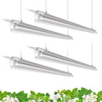 Barrina T8 Grow Light for Indoor Plant, Full Spectrum, 4FT 5000K, 4 Packs by Barrina