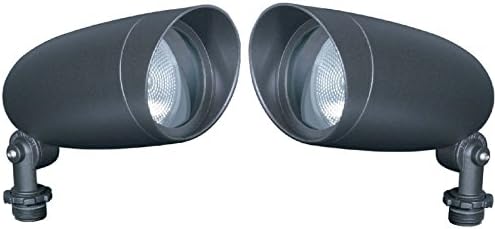 Nuvo Lighting - One Light PAR20 120 Volt Die Cast Aluminum Durable Outdoor Landscape Security Lighting Flood, Dark Bronze (2 Pack) by Nuvo