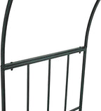 Garden Arbor, 7.3FT Metal Arbor Trellis for Climbing Plants Outdoor, Dark Green Garden Archway for Lawn, Patio and Backyard, Wedding Arches for Ceremony - Image 2