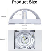 KICAAO Modern LED Wall Sconce,Warm White 3000K,Hardwired Indoor Wall Lights Set of 2 Up and Down Wall Mount Light for Living Room Bedroom Hallway Corridor Conservatory(with G9 Bulbs) (White-4PCS) - Image 4