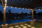 Enbrighten Bistro Outdoor String Lights, 48ft, 24 Bulbs, White Light Only - Image 7