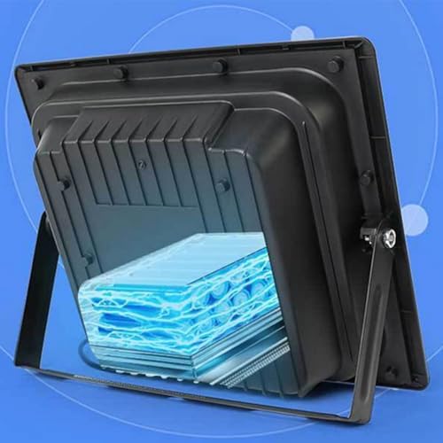 Led Flood Light Outdoor, with Remote Control Solar Dusk to Dawn Solar Flood Light Suitable for Yards, Building Facades, Construction Sites, Warehouses - Image 3
