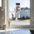 Solar Prism Rotating Suncatcher,Double Crystal Window Decor with Replaceable Heart‑Shaped Prism, Vibrant Home & Office Decoration, Great Gift for Christmas & Birthdays or Other Special Holidays by HOMEPEDIA