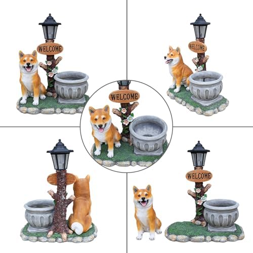 Shiba Inu Statue Garden Planter Pot - Image 6