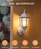FUDESY Outdoor Wall Lantern, Exterior Waterproof Wall Sconce Light Fixture - Image 5