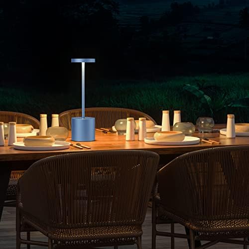Cordless Table Lamp Rechargeable,Battery Powered LED Outdoor Table Light - Image 4