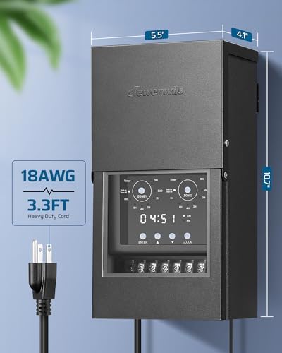 DEWENWILS 300W Low Voltage Landscape Lighting Transformer - Image 7