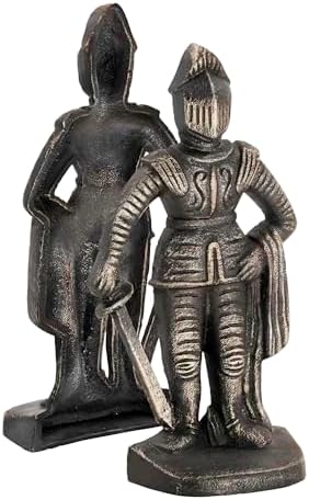 Design Toscano SP14917 Medieval Knight Iron Bookends, bronze - Image 6