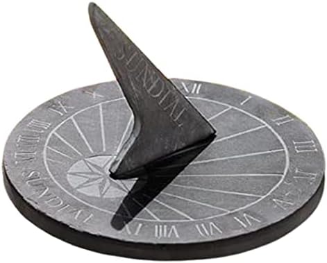 NauticalMart Large Round Slate Sundial by NauticalMart