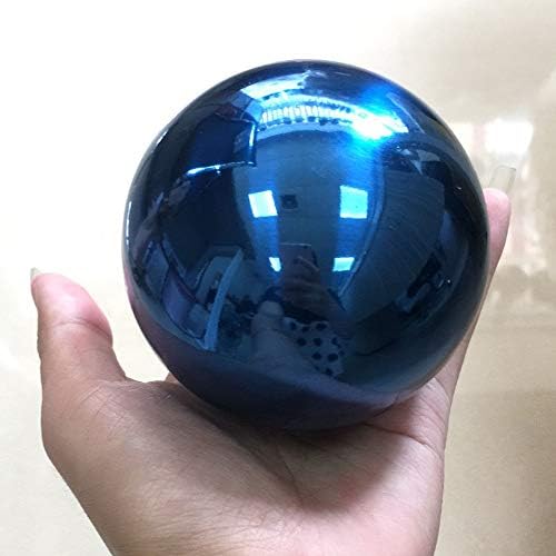 12 inches in Gazing Ball,Seamless Blue Stainless Steel Polished Reflective Smooth Mirror Garden Sphere Globe,Props of Photography,Colorful Addition to Any Garden Home - Image 2