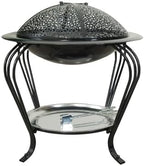 BNEI European Style fire Pit, Portable Tabletop fire Pit with fire net Cover, 55 * 60 cm, Suitable for Winter Warming, Barbecue (Large) by BNEI