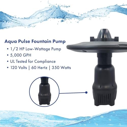 Half Off Ponds 1/2 HP 5000 GPH Floating Aerating Fountain Color 100 Ft Cord - Image 3