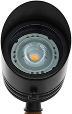 VOLT Fat Boy 12V Brass Outdoor Spotlight (Black) - Image 3