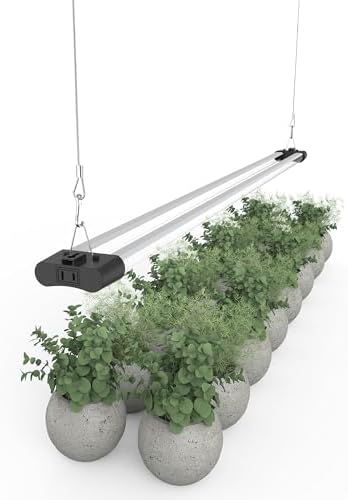 LED Grow Light Full Spectrum Light Linkable 5000K Daylight + 660nm Red Indoor Plant Lighting Fixture (4-Pack 4 FT) - Image 3