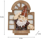 Garden Gnomes Tree Hugger, Tree Face Garden Gift, Garden Peeker Yard Art Resin, 12 inch - Image 6
